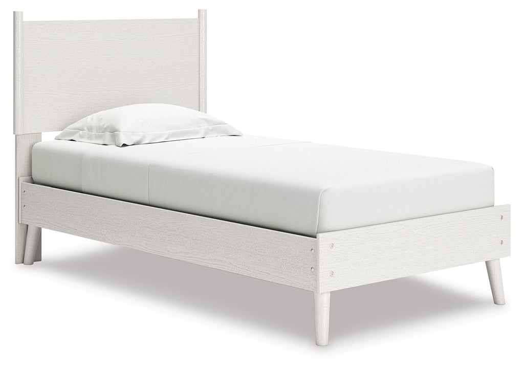Letto con pannelli