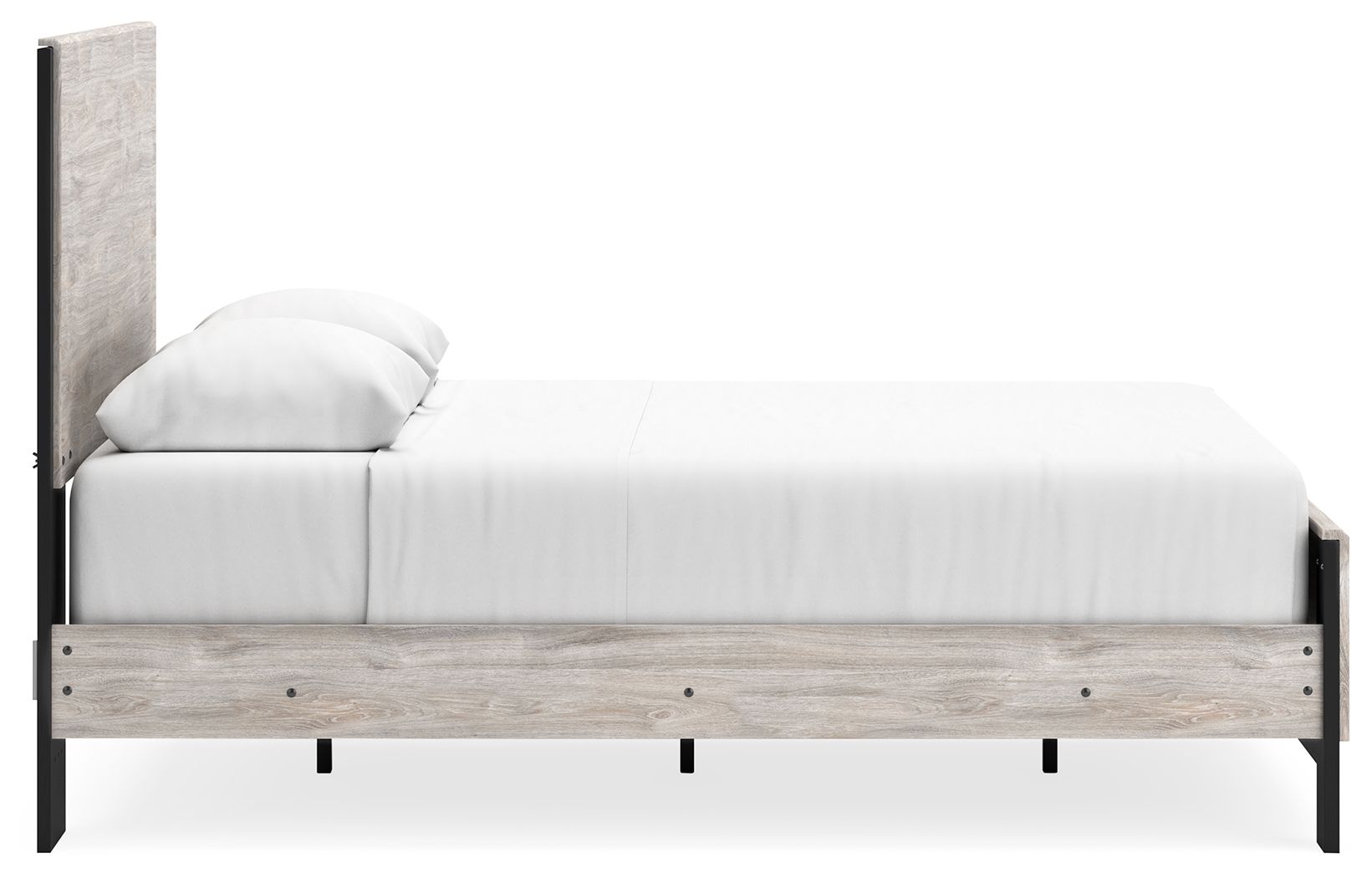 Letto con pannelli