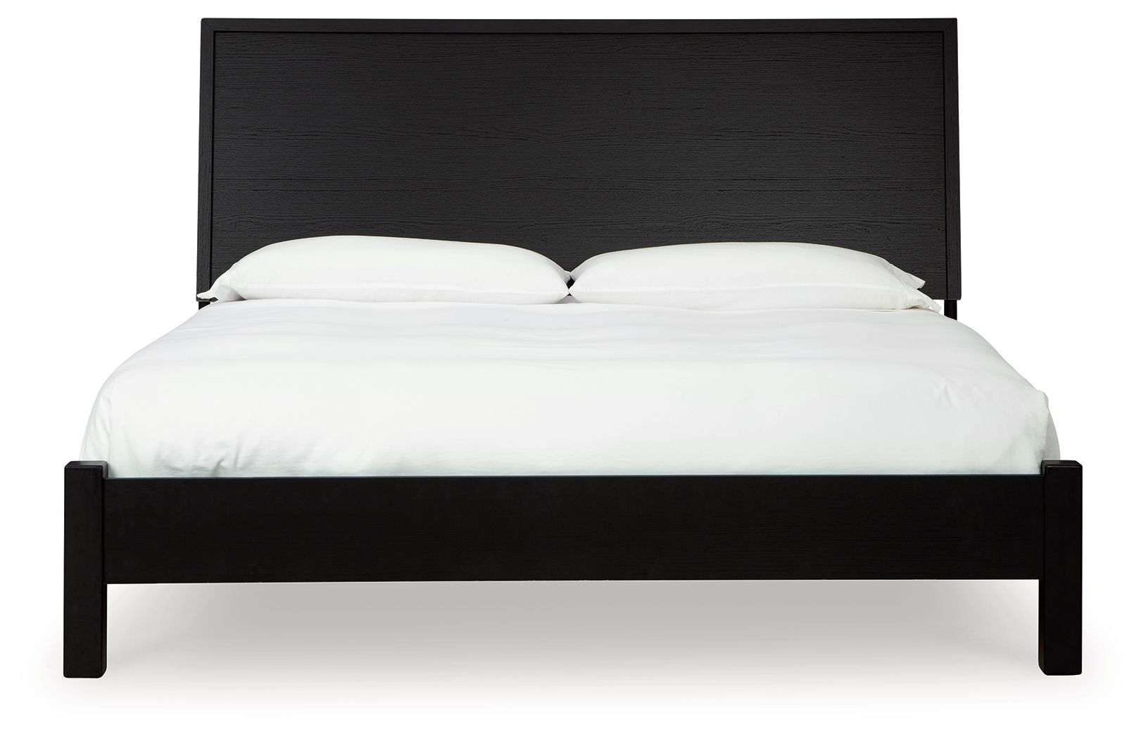 Paneelbett mit niedrigem Fußteil