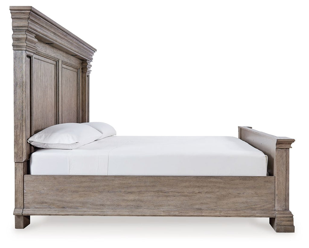 Letto con pannelli