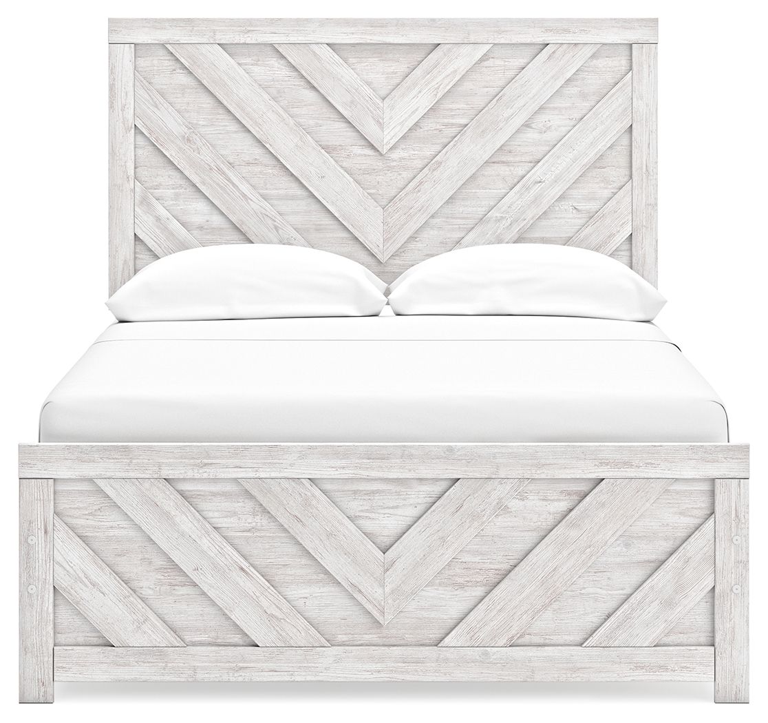 Letto con pannelli