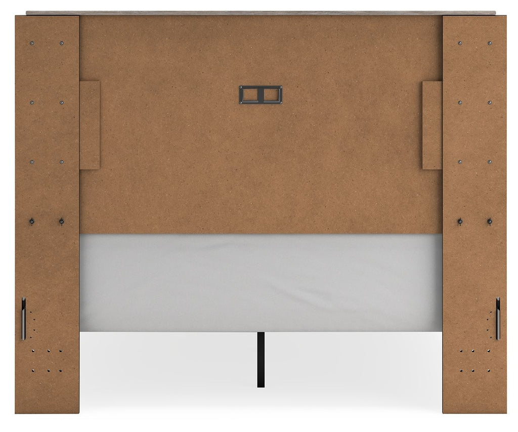 Letto con pannelli