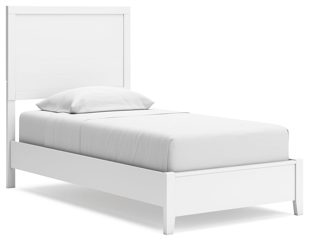 Letto con pannelli
