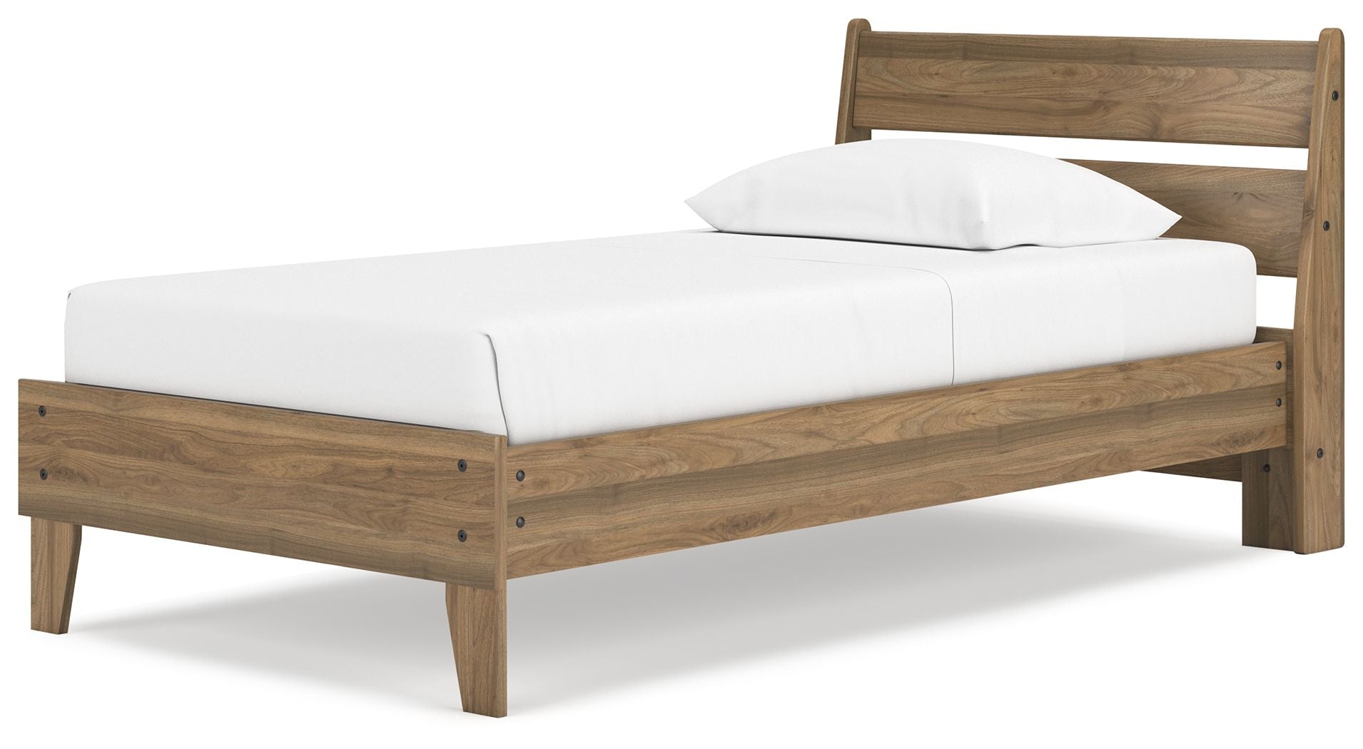Cama de plataforma con paneles