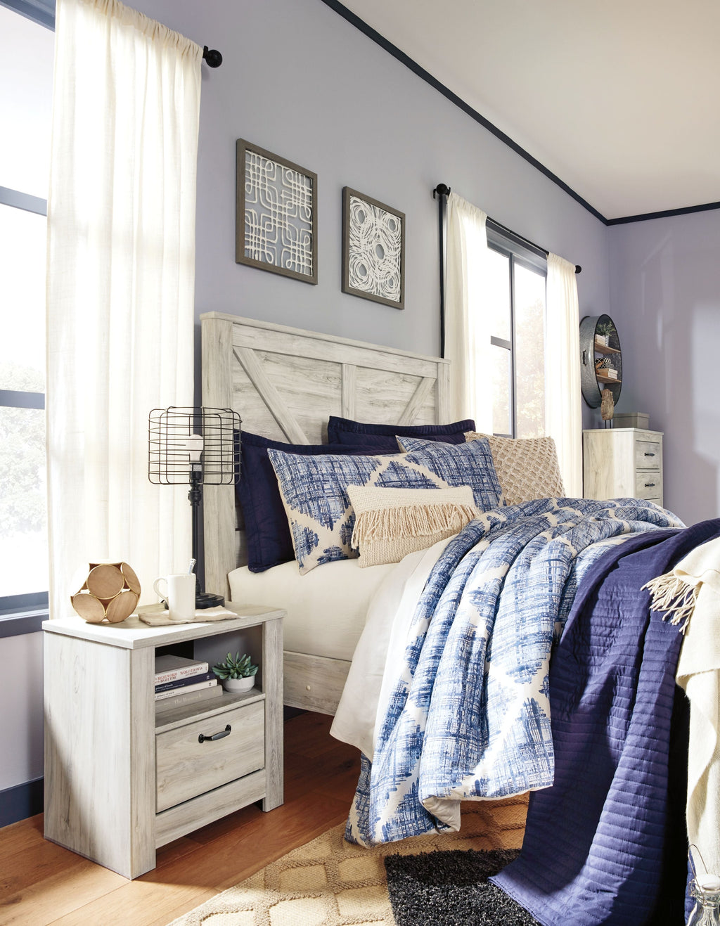 Crossbuck Panel Bed