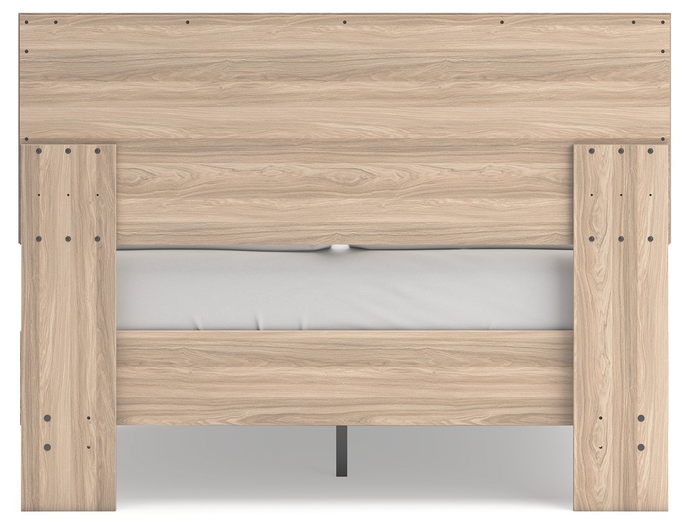 Cama de plataforma con paneles
