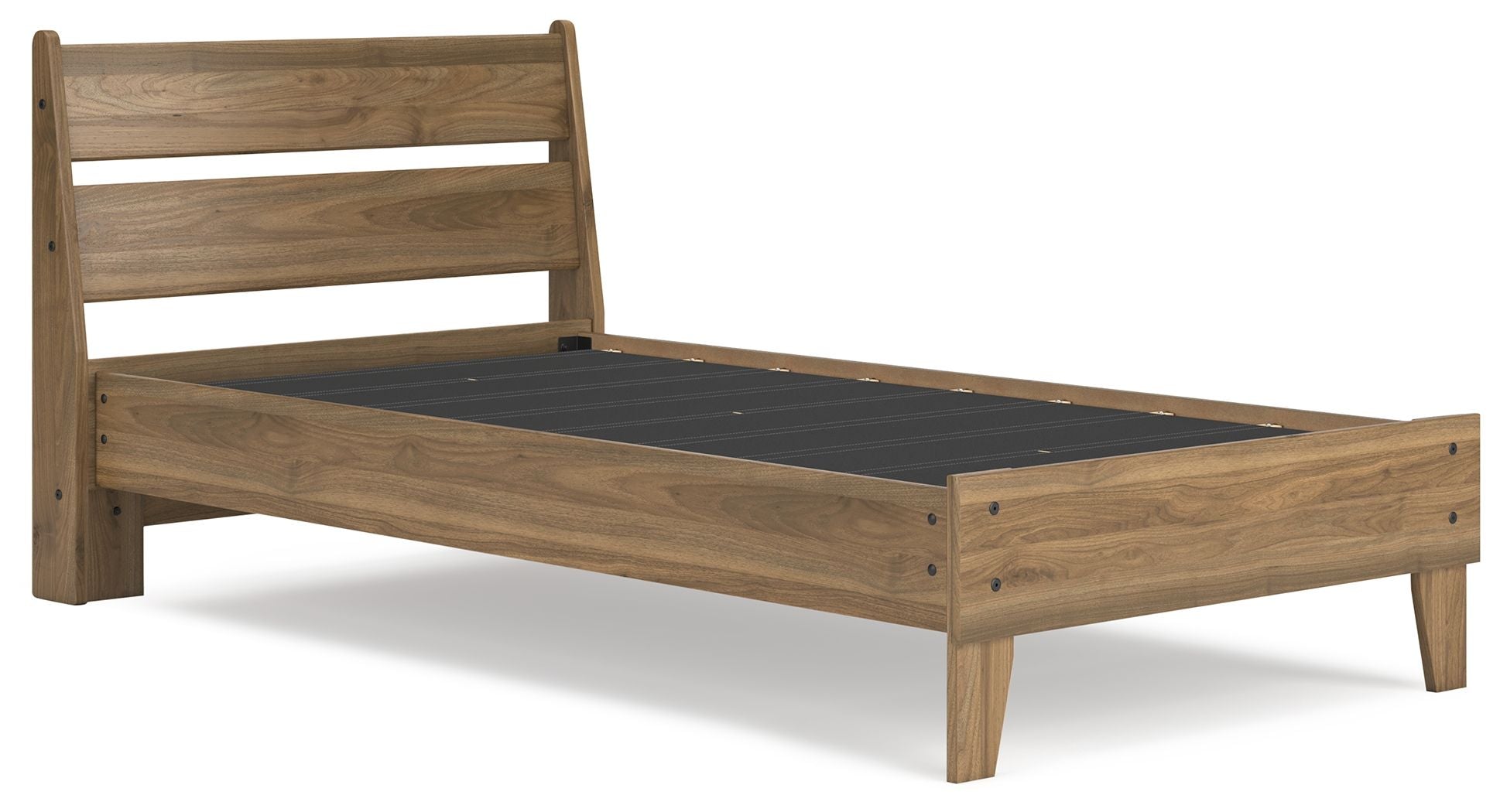 Cama de plataforma con paneles