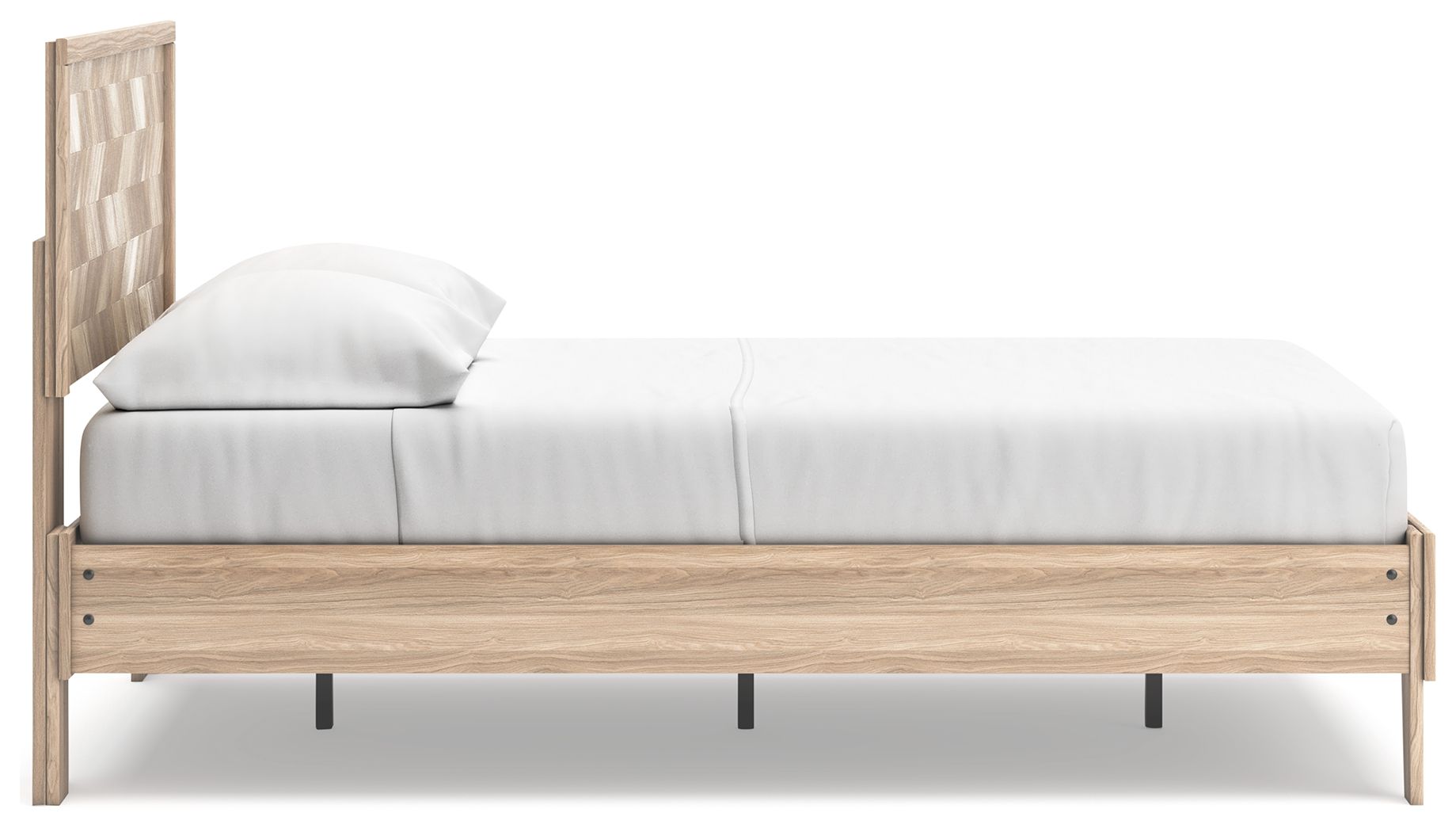 Cama de plataforma con paneles