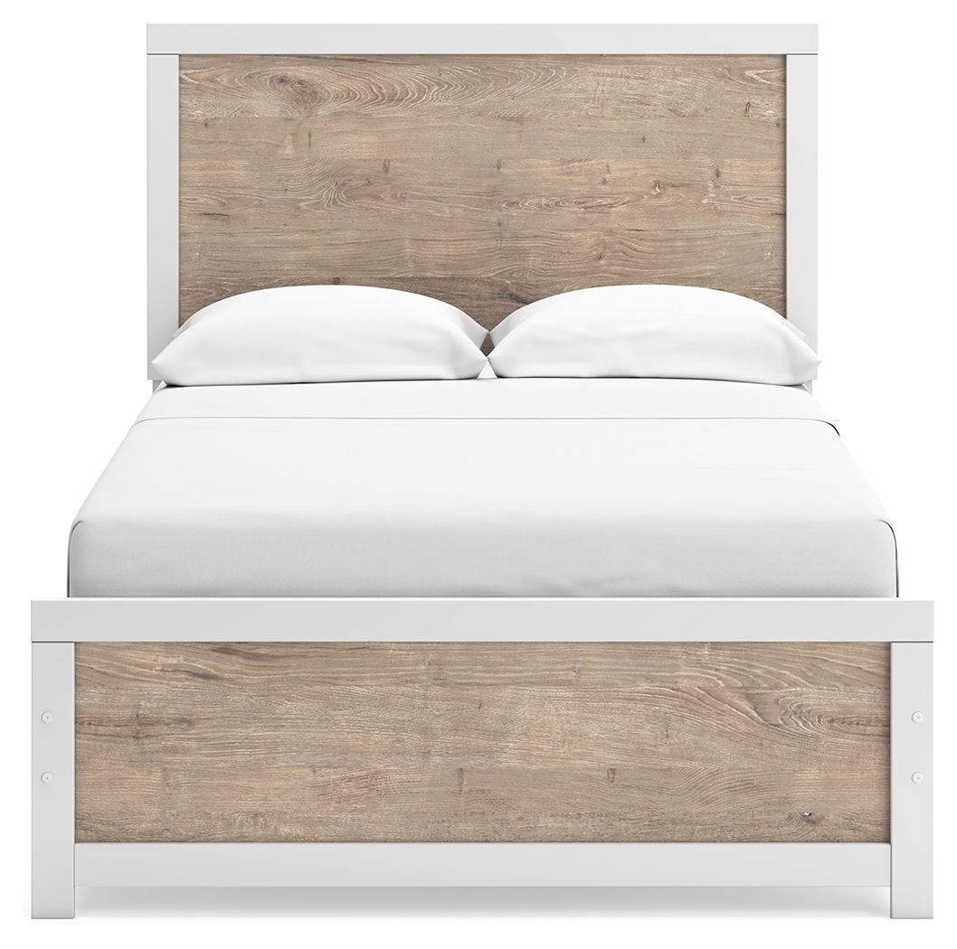 Letto con pannelli
