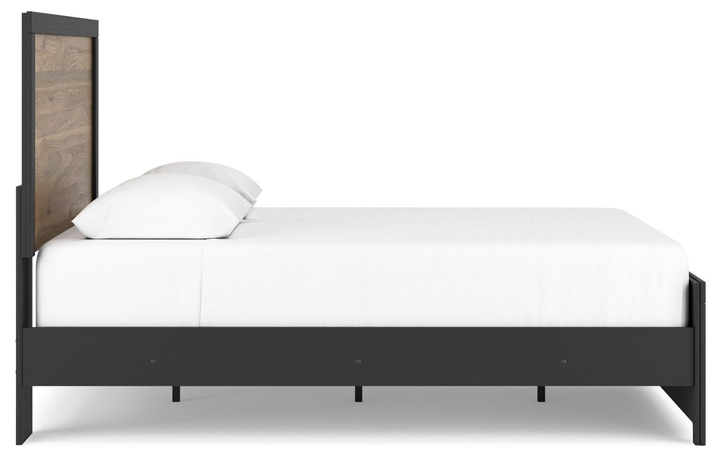 Letto con pannelli