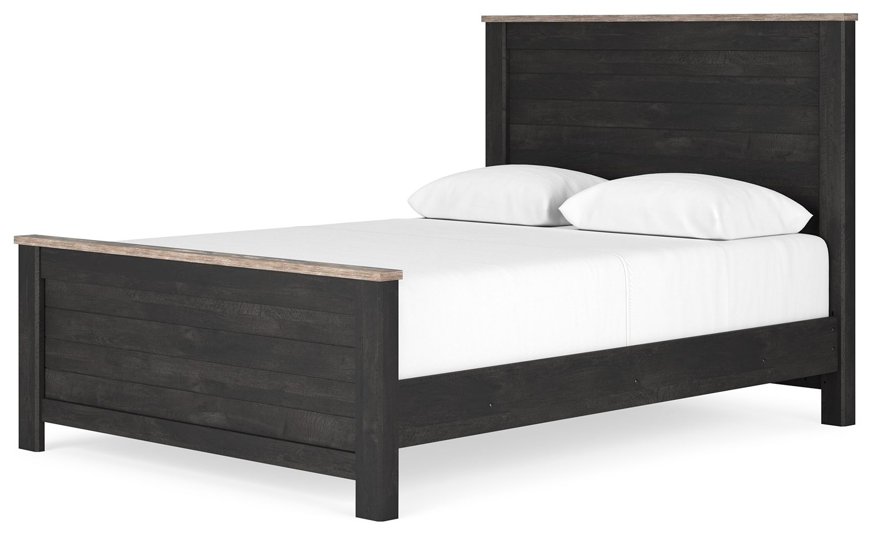 Letto con pannelli