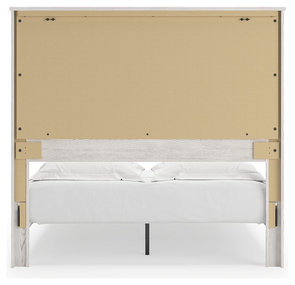 Panel Bed With Sconces