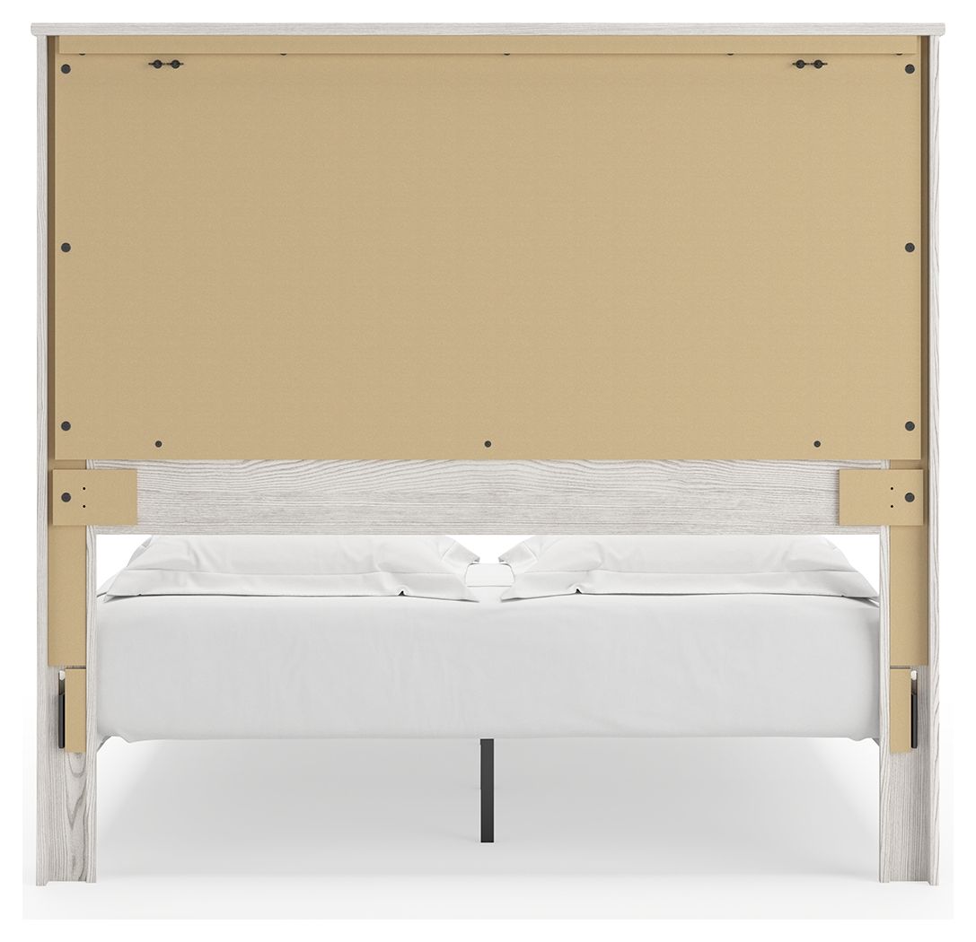 Panel Bed With Sconces