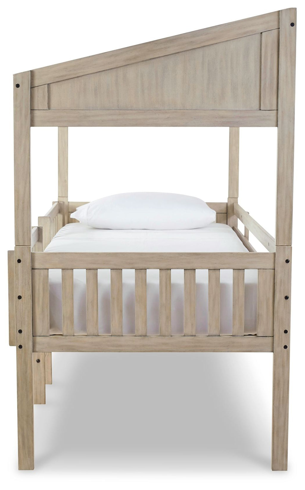 Cama alta Twin con paneles de techo