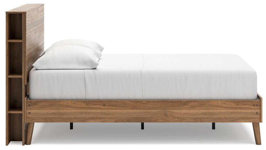 Cama con librero