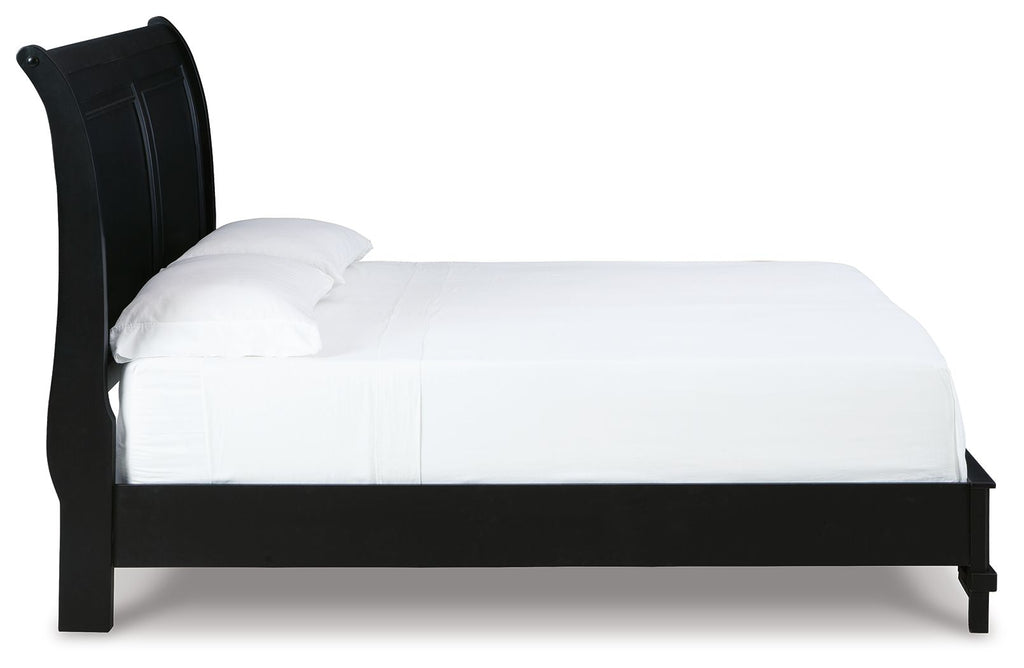 Cama tipo trineo