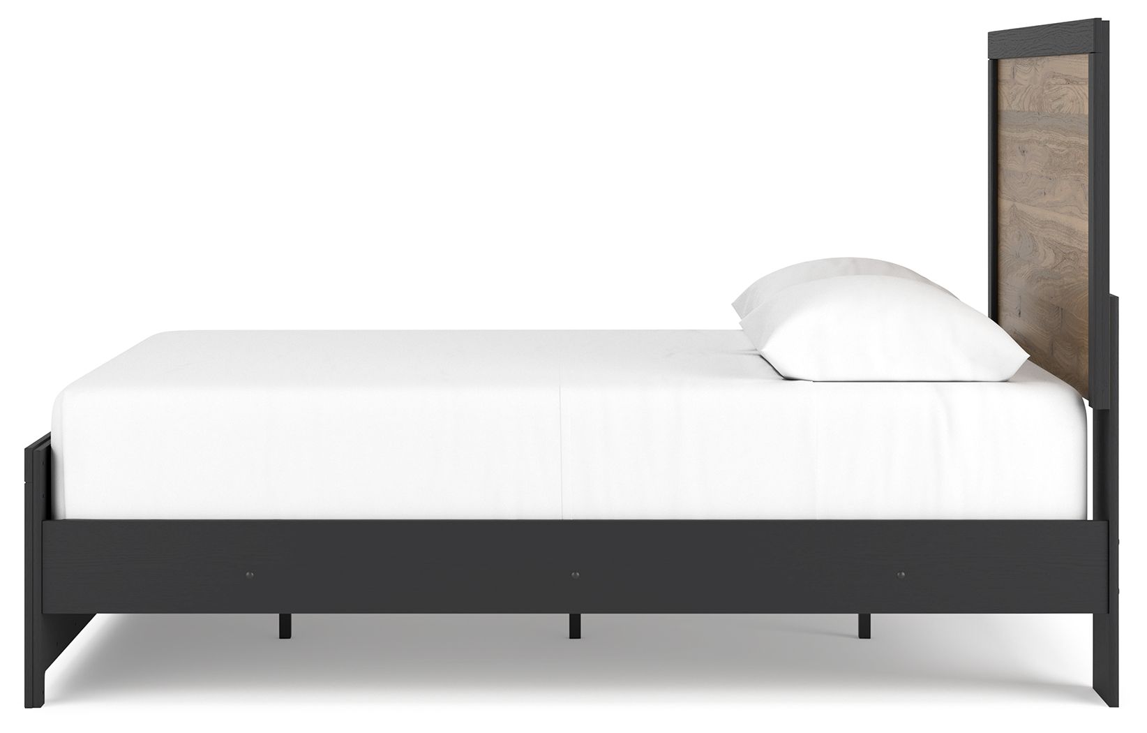 Letto con pannelli