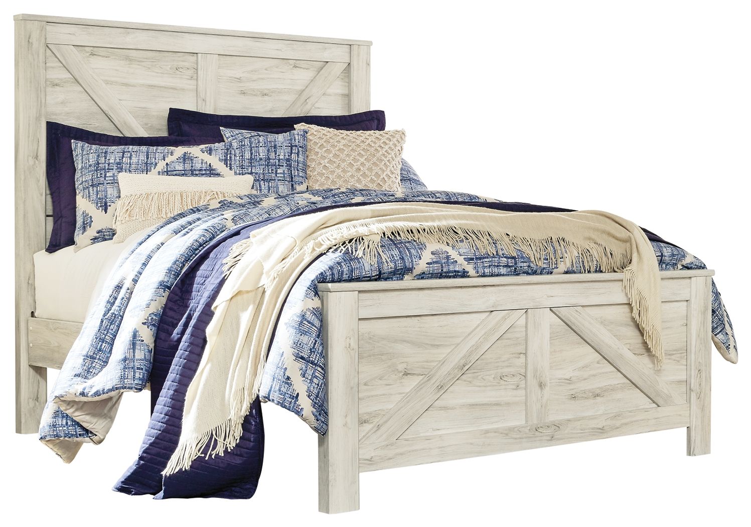 Crossbuck Panel Bed