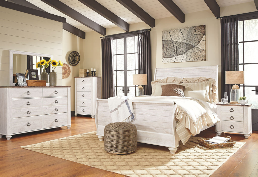 Sleigh Bed