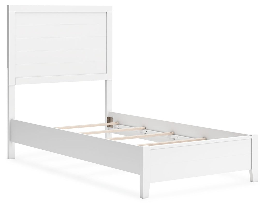 Letto con pannelli