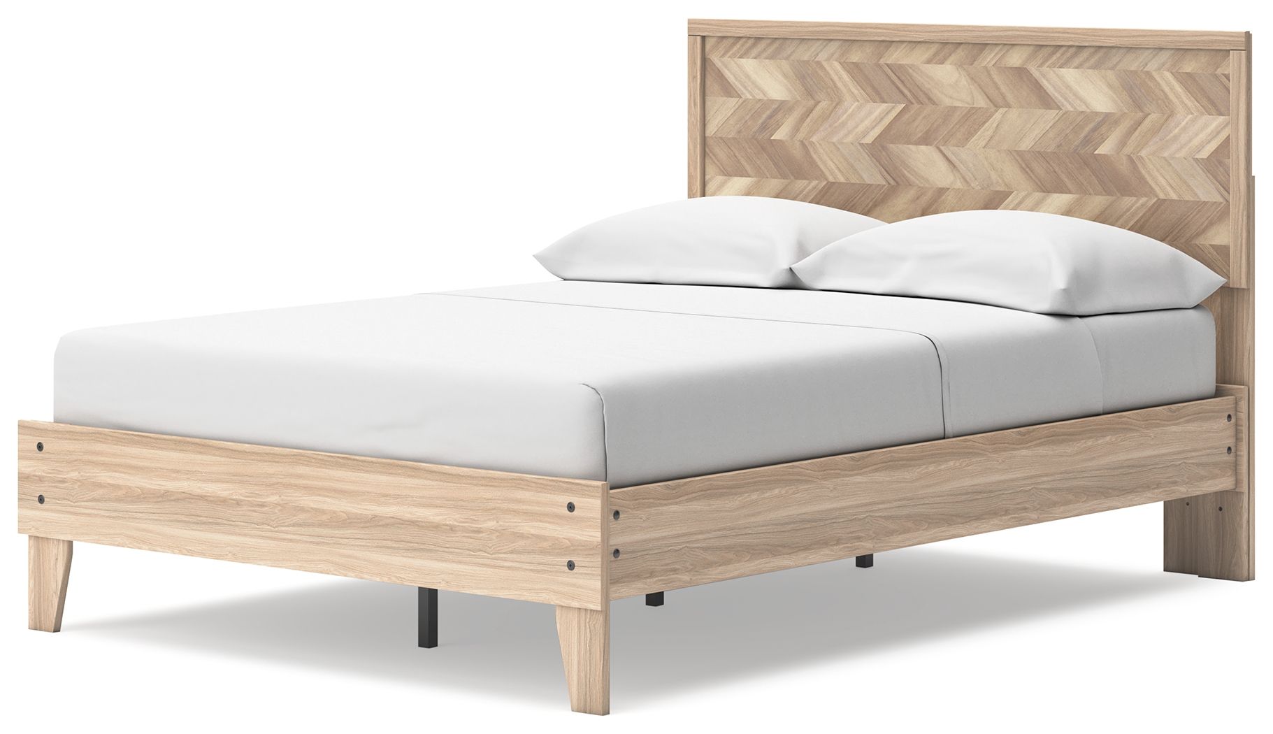 Cama de plataforma con paneles