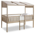 Cama alta Twin con paneles de techo