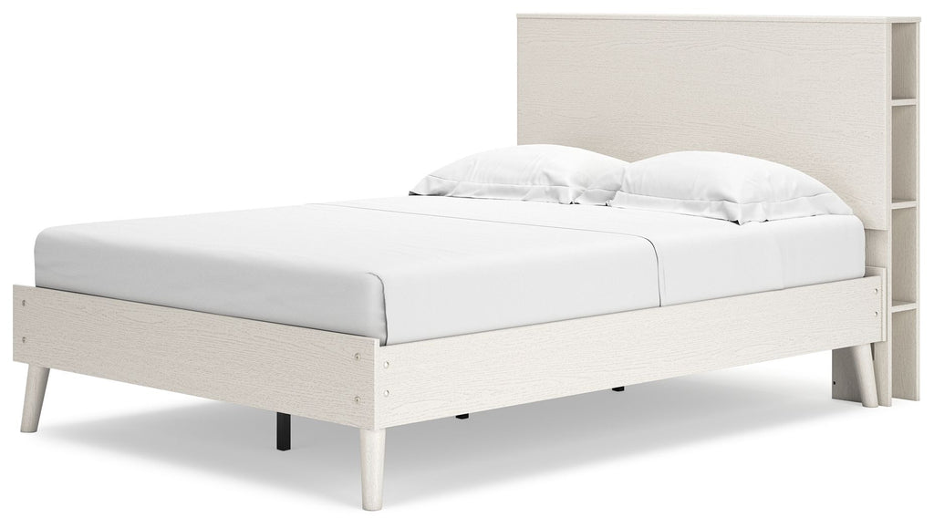 Cama con librero