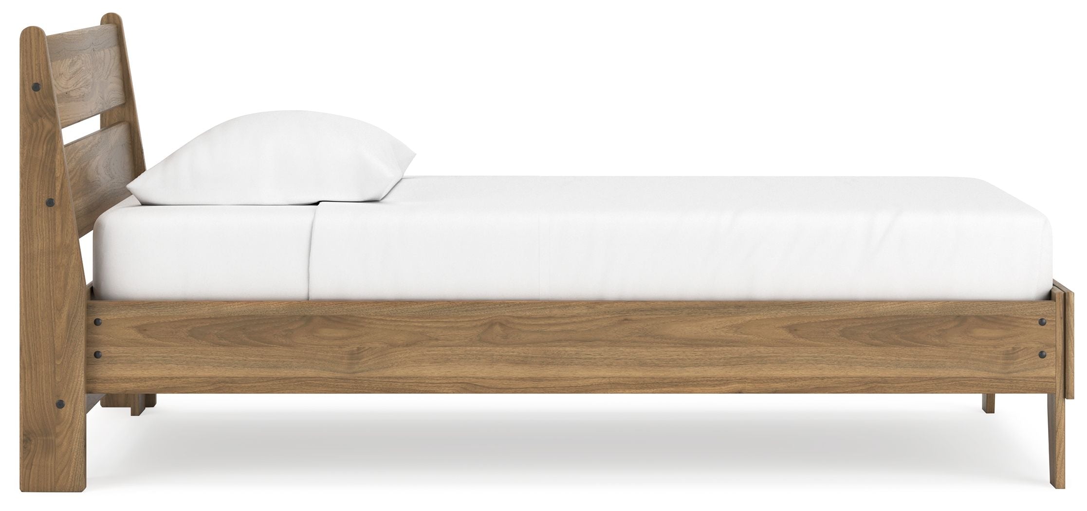 Cama de plataforma con paneles