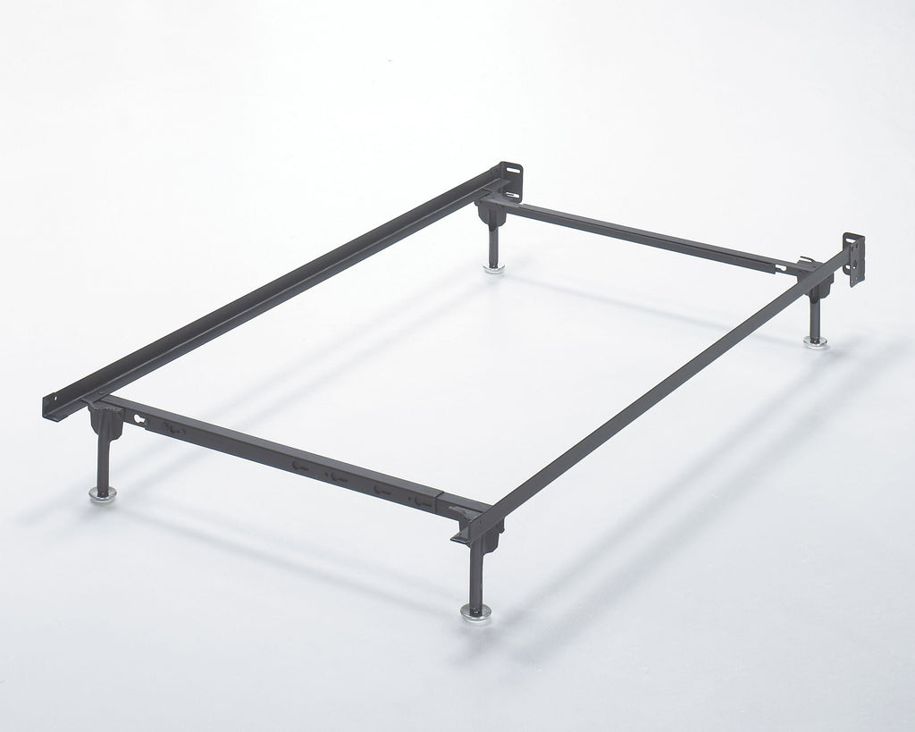 Cabecero tipo trineo con estructura de cama atornillada