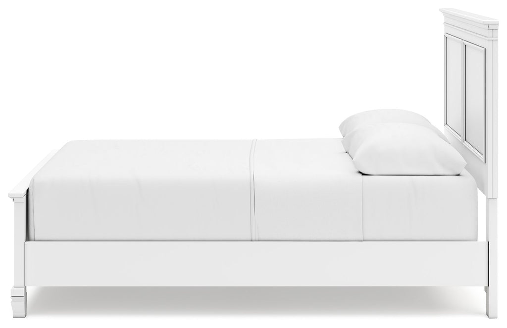 Letto con pannelli