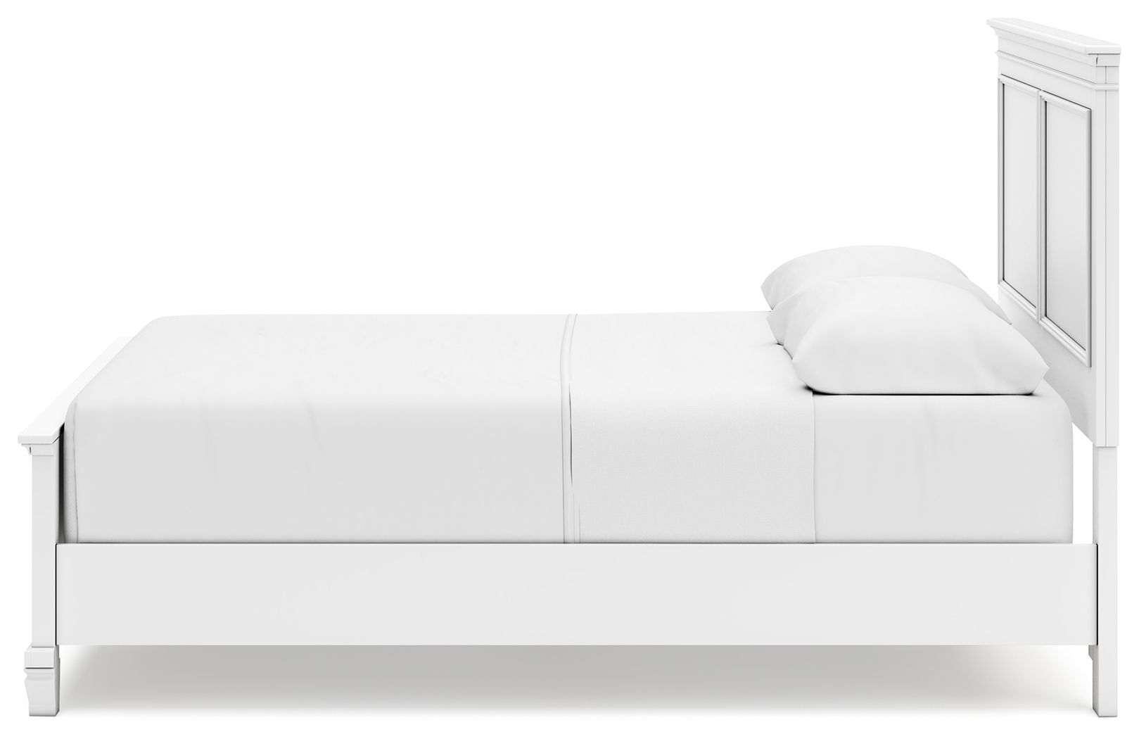 Letto con pannelli