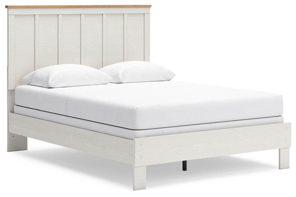 Letto con pannelli