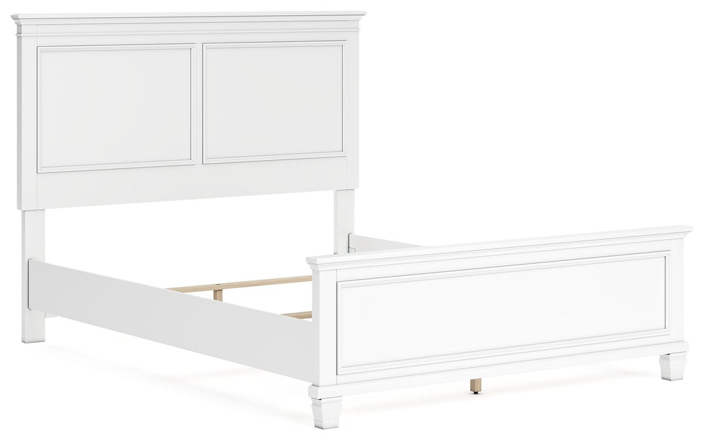 Letto con pannelli