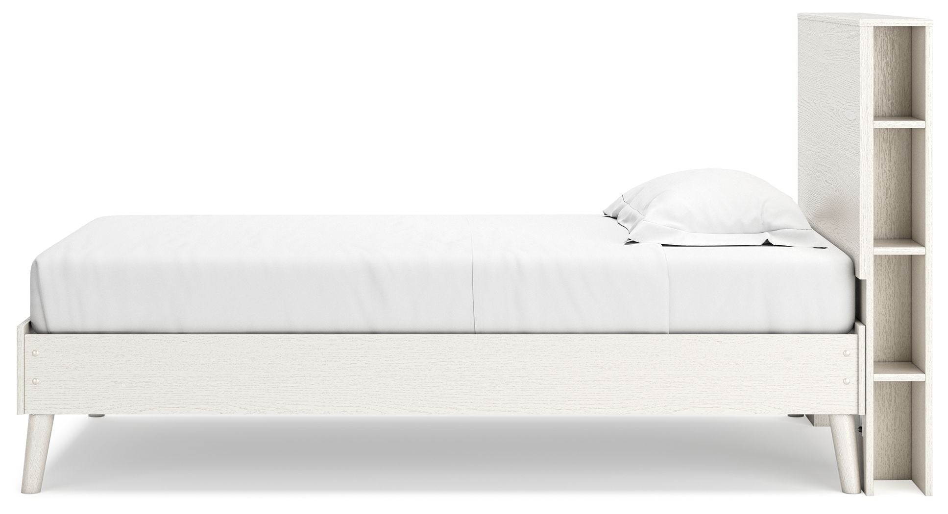 Cama con librero