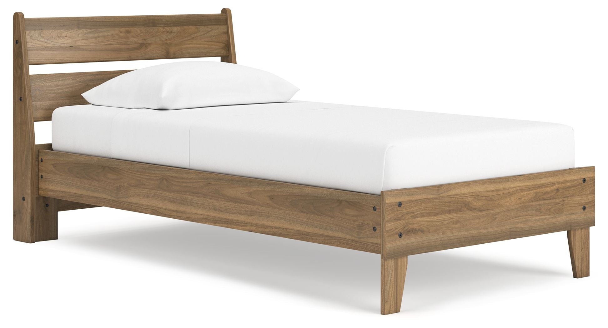 Cama de plataforma con paneles