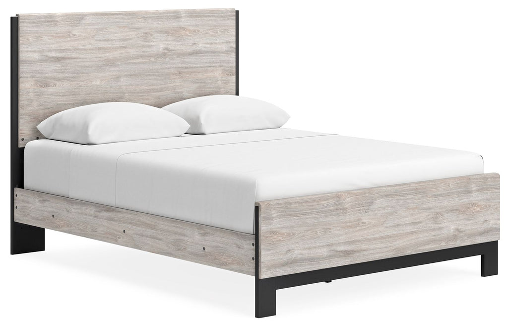 Letto con pannelli