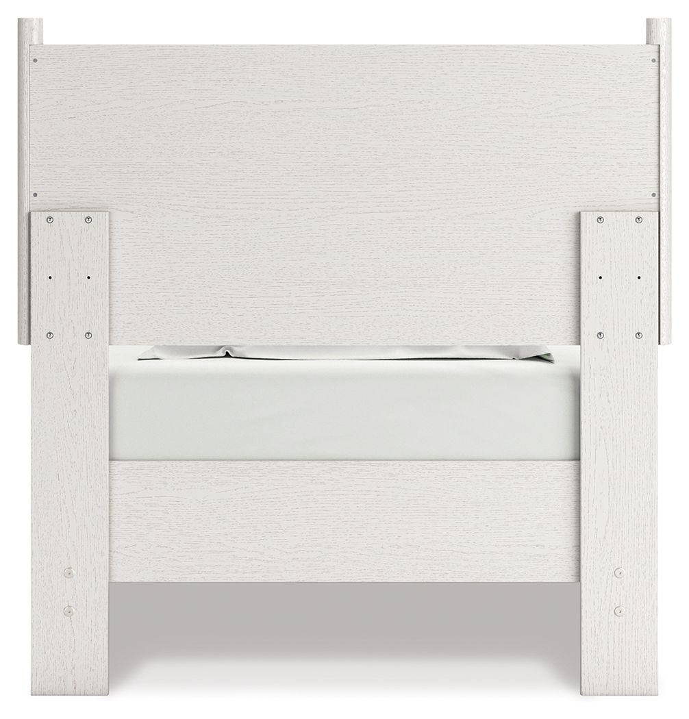 Letto con pannelli