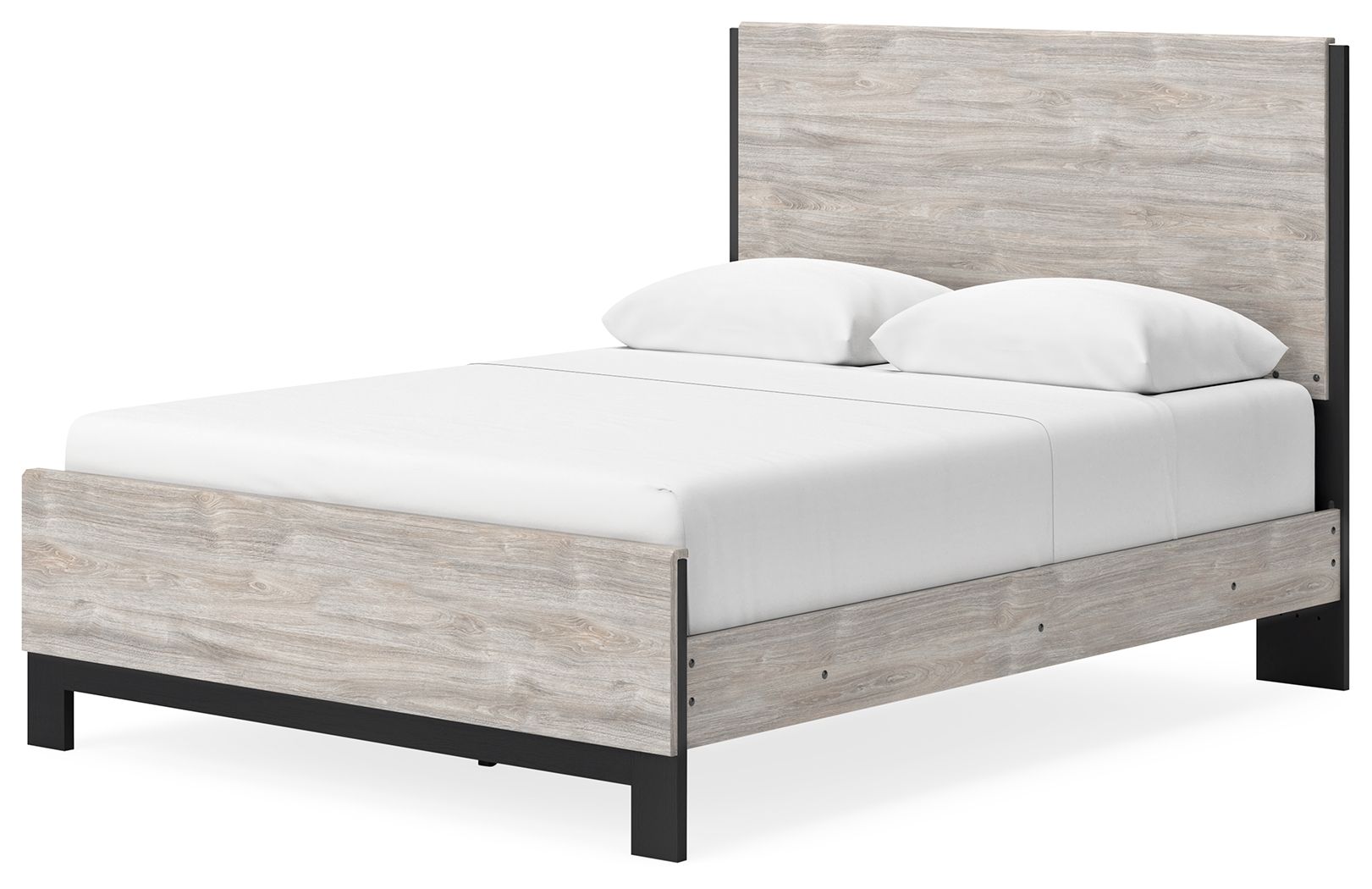 Letto con pannelli