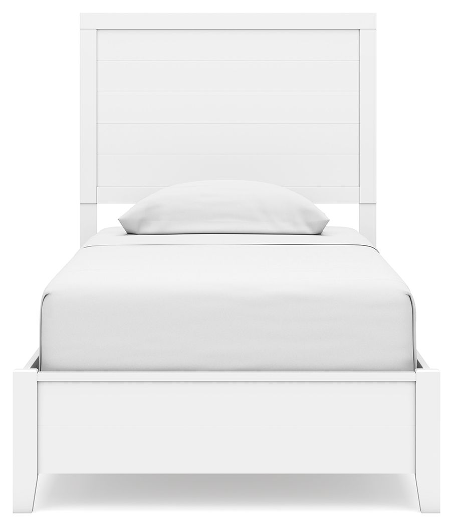 Letto con pannelli