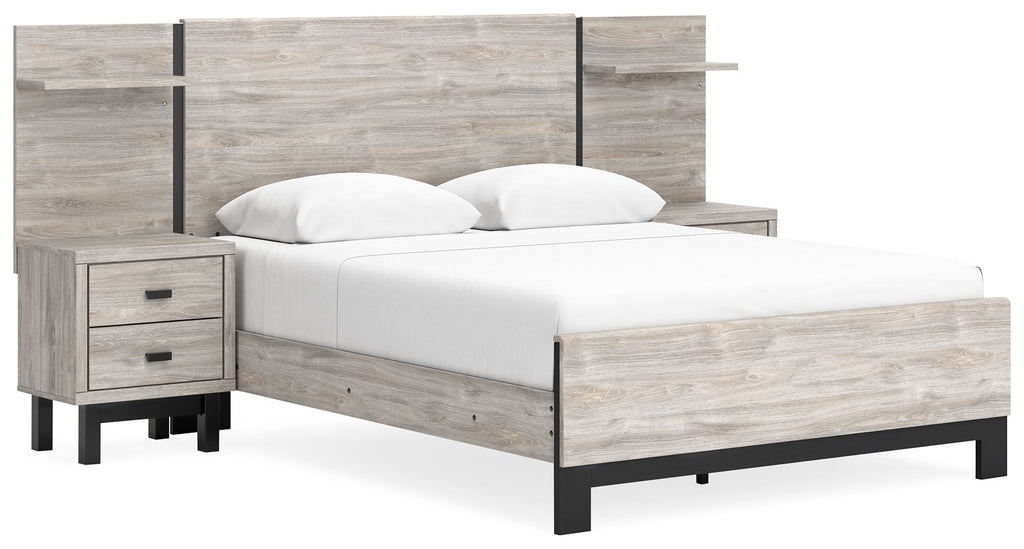 Letto con pannelli e prolunghe
