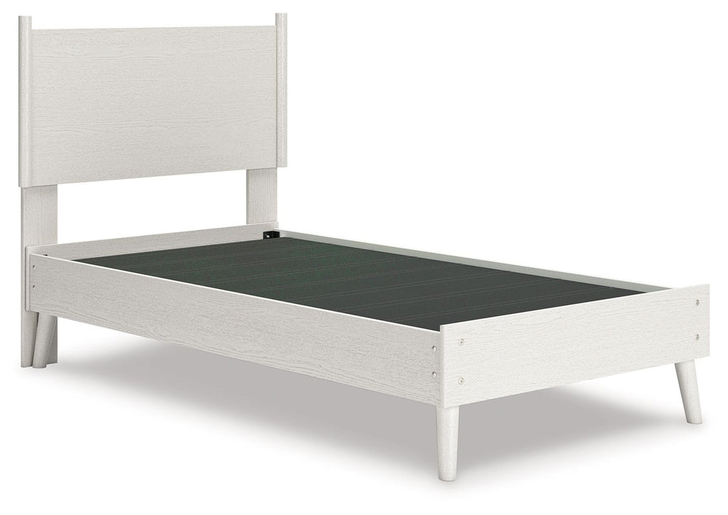 Letto con pannelli