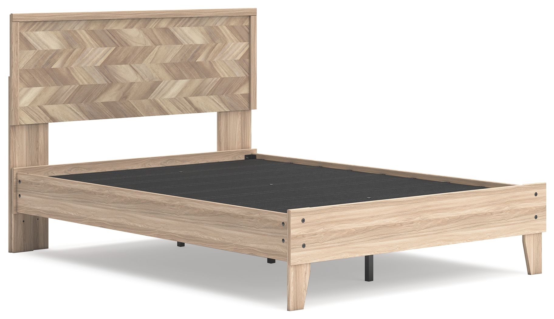 Cama de plataforma con paneles