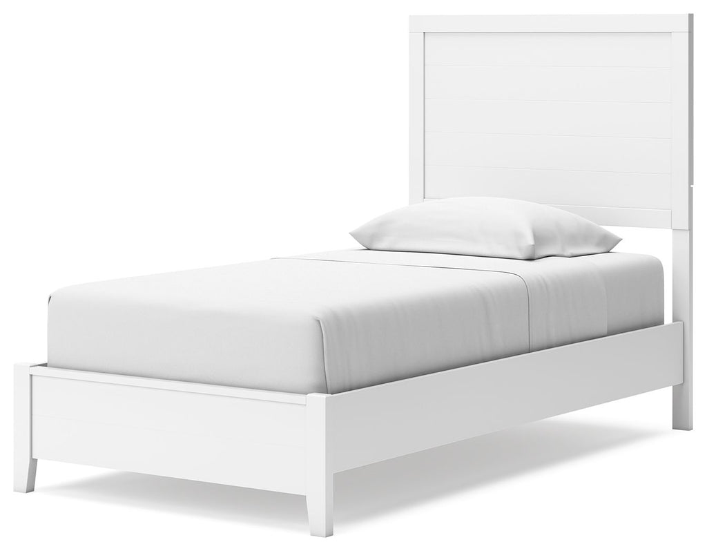 Letto con pannelli
