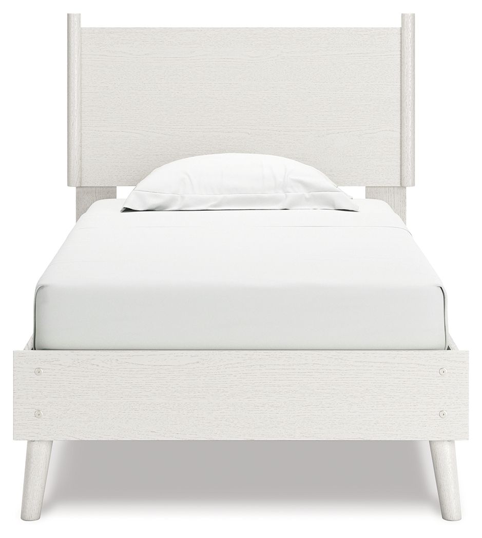 Letto con pannelli