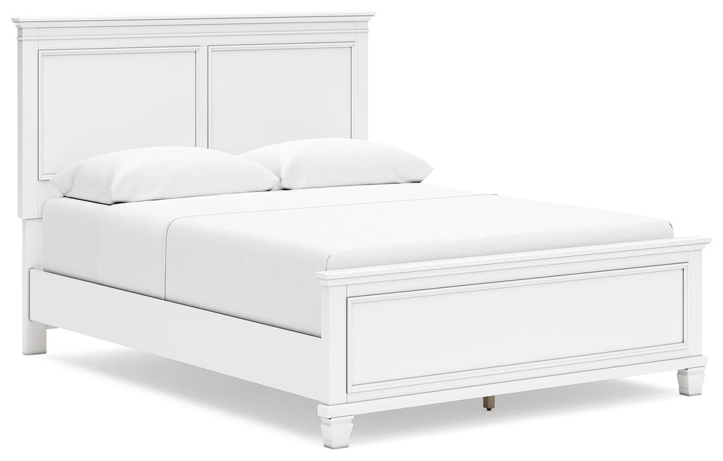Letto con pannelli