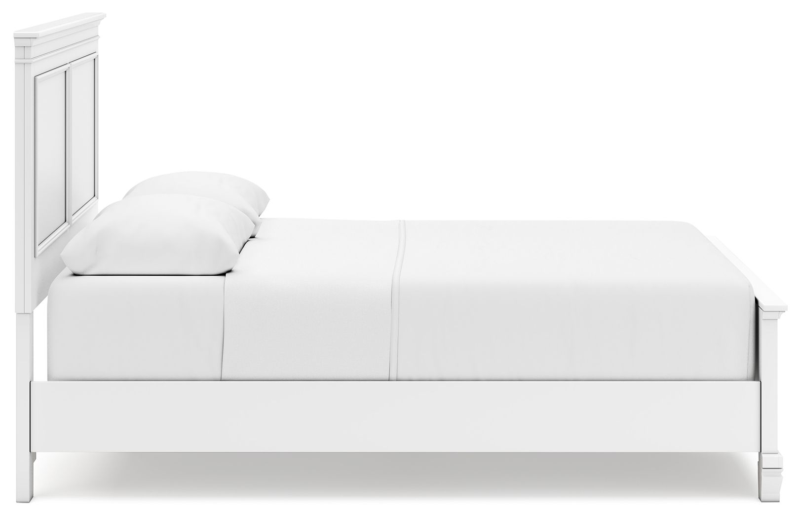 Letto con pannelli