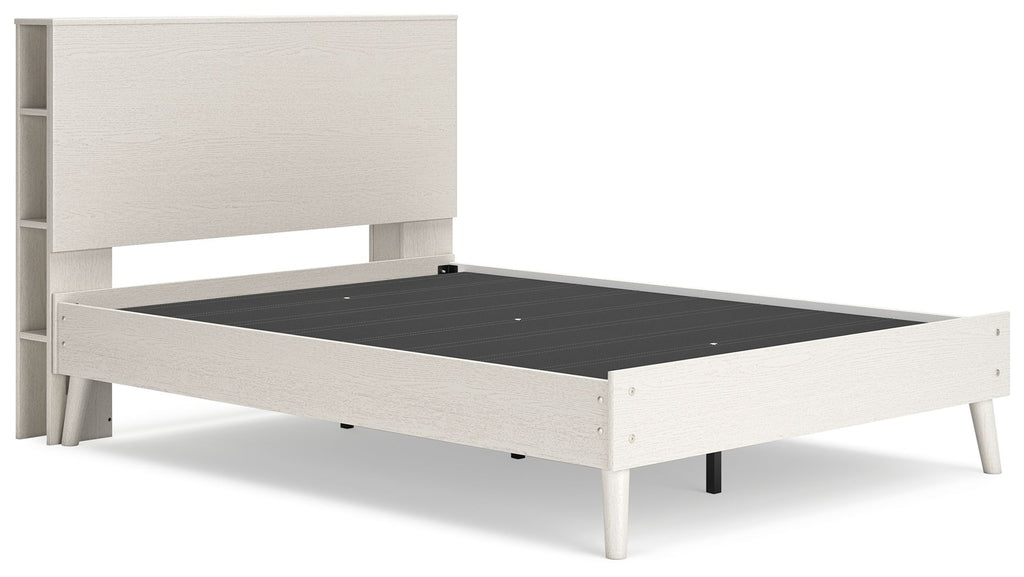 Cama con librero