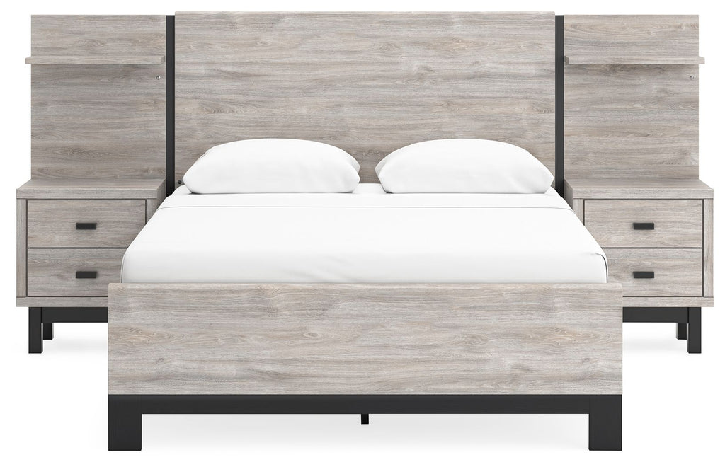 Letto con pannelli e prolunghe