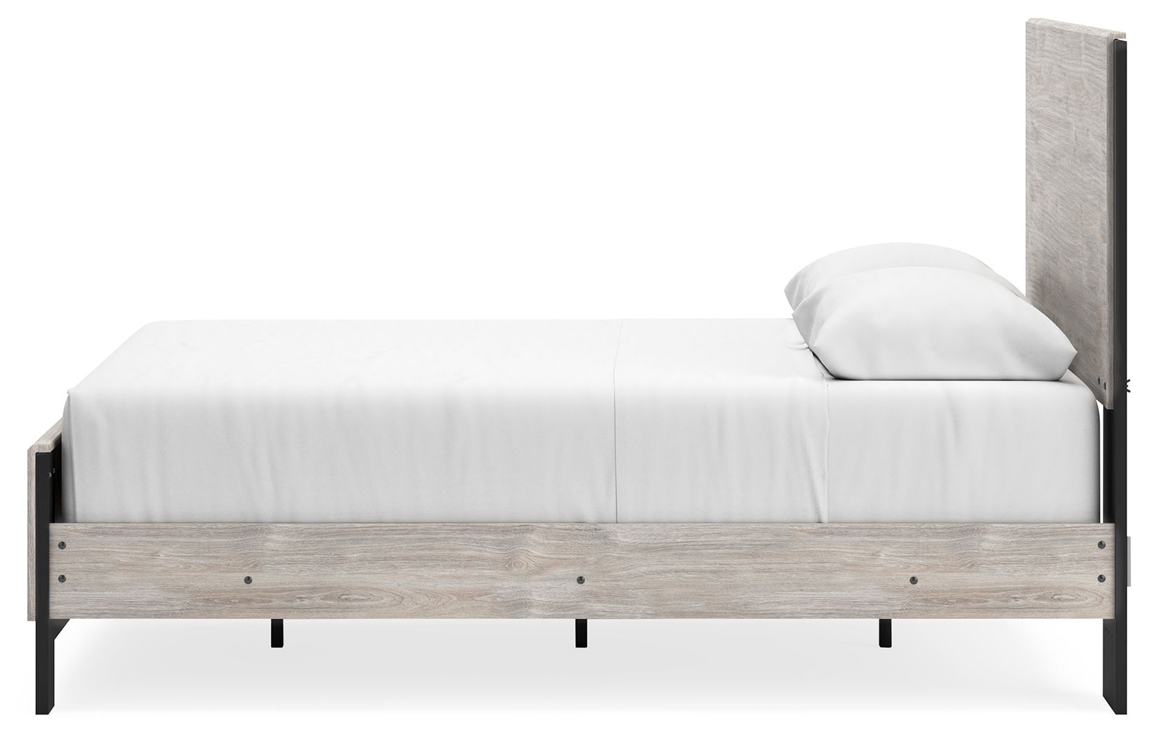 Letto con pannelli