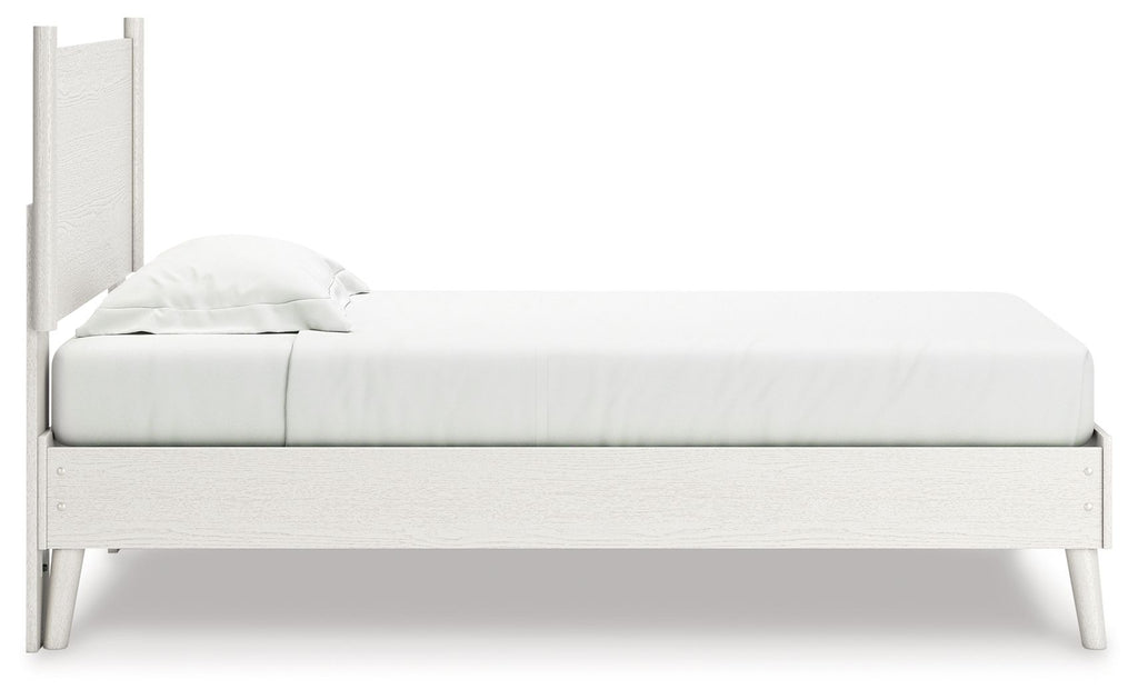 Letto con pannelli